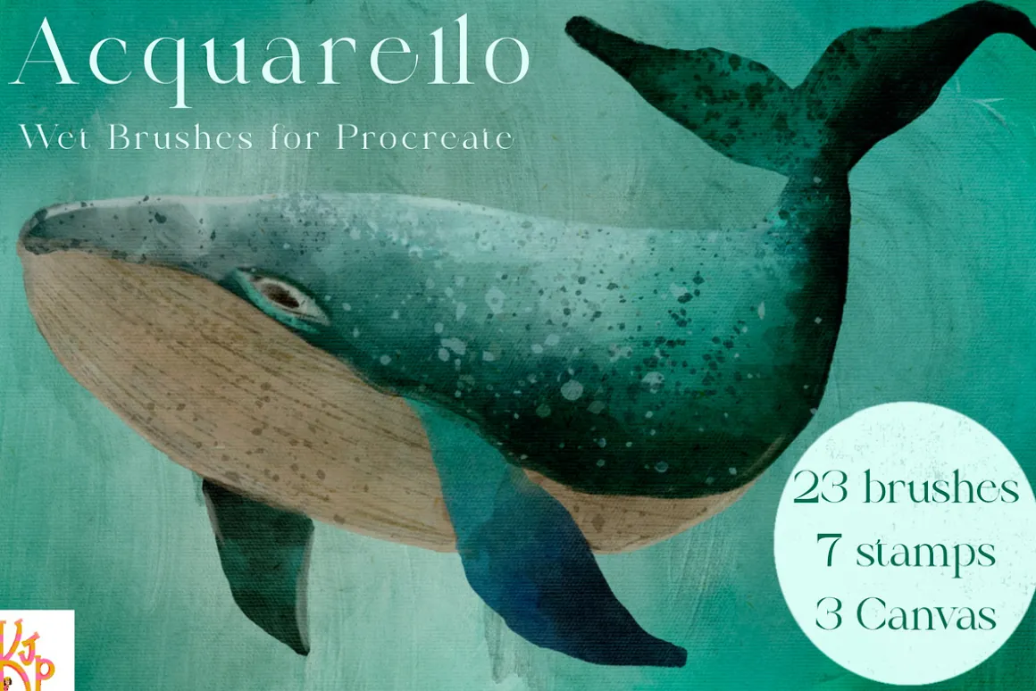 Acquarello Wet Procreate Brushes