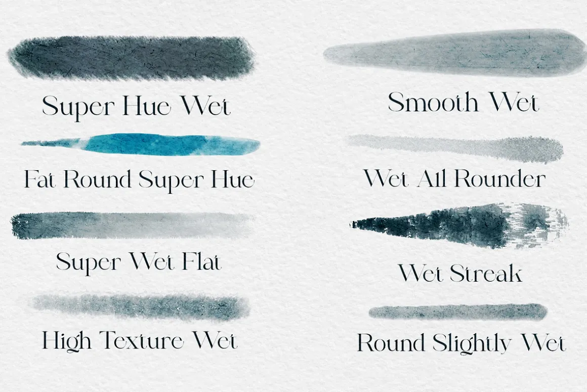 Acquarello Wet Procreate Brushes