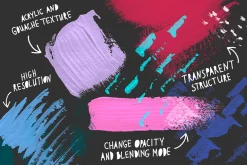 Acrylic&Gouache - 135 PS brushes