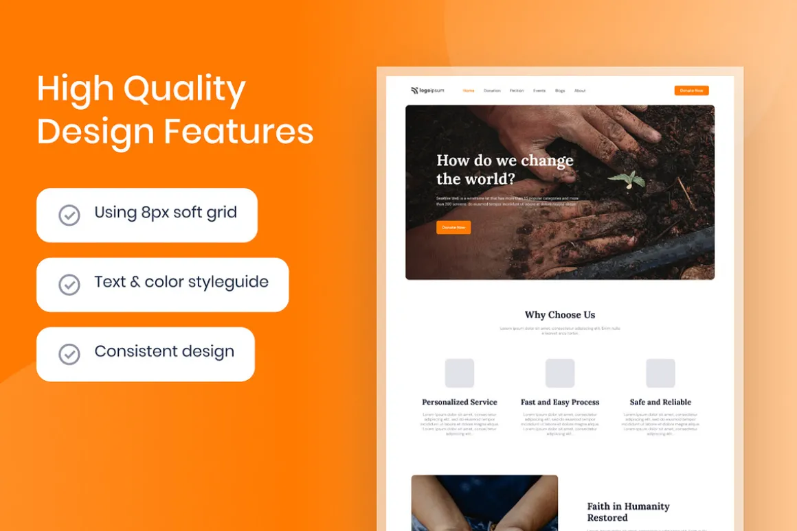 Activism Website Template