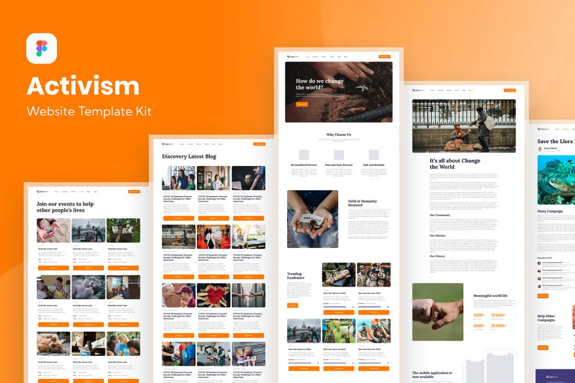Activism Website Template