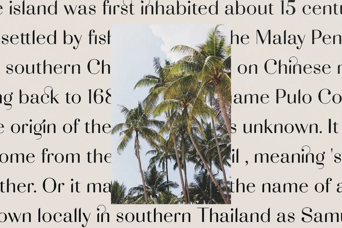 Adagio Decorative Ligature Font Duo