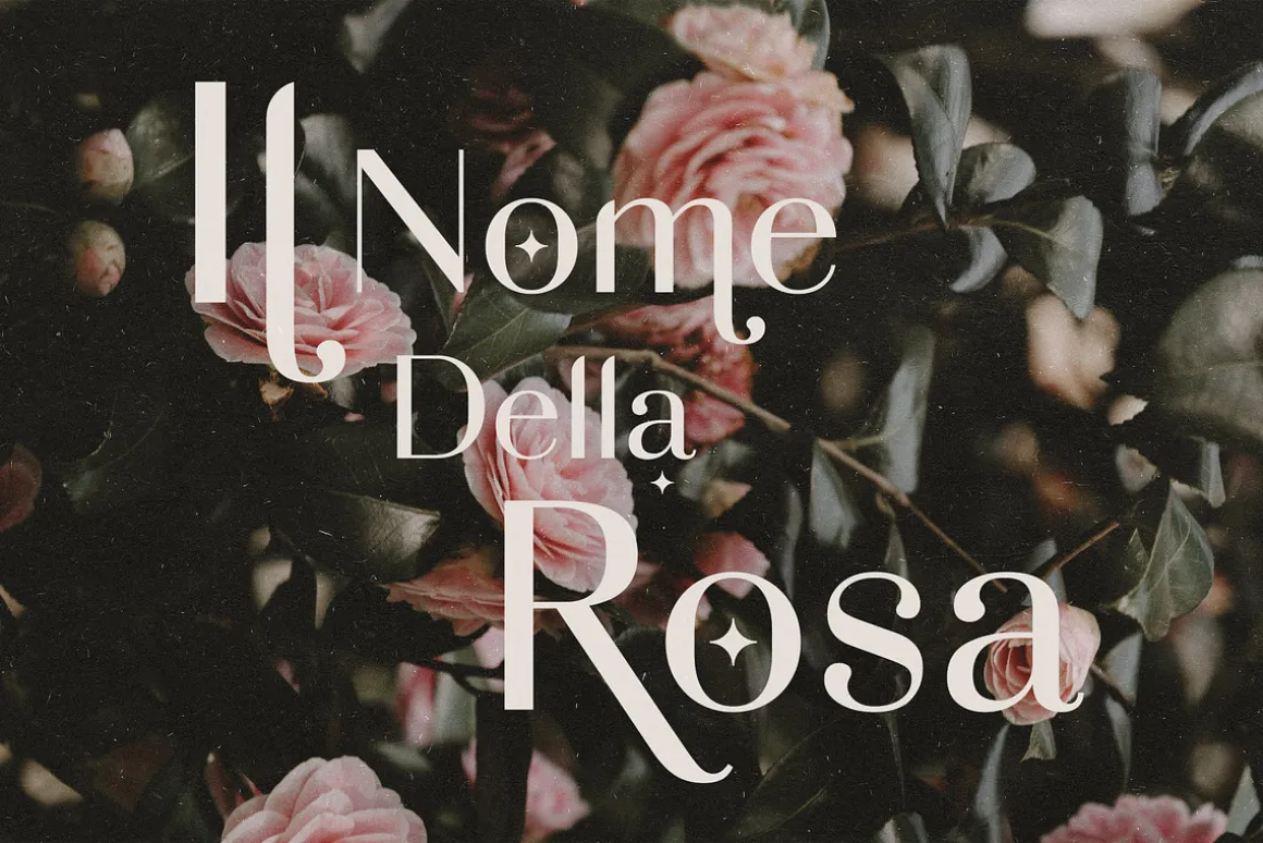 Adagio Decorative Ligature Font Duo