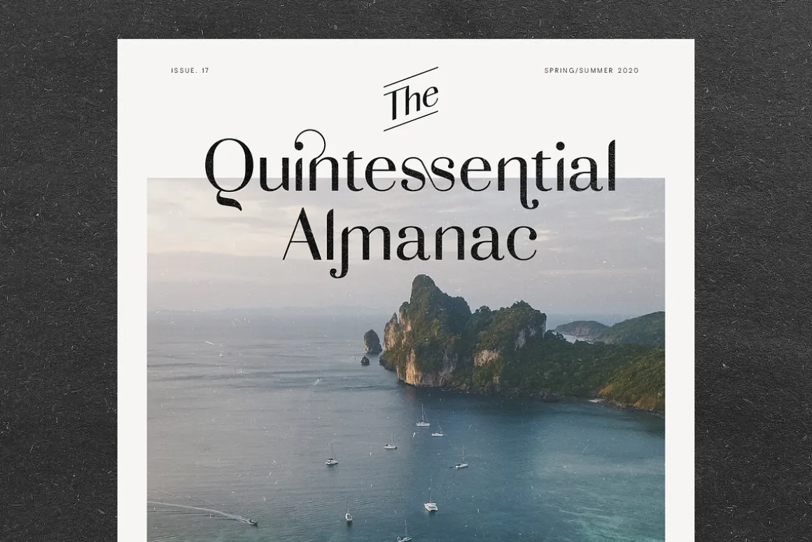 Adagio Decorative Ligature Font Duo