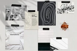 20 Adhesive Tape Pieces