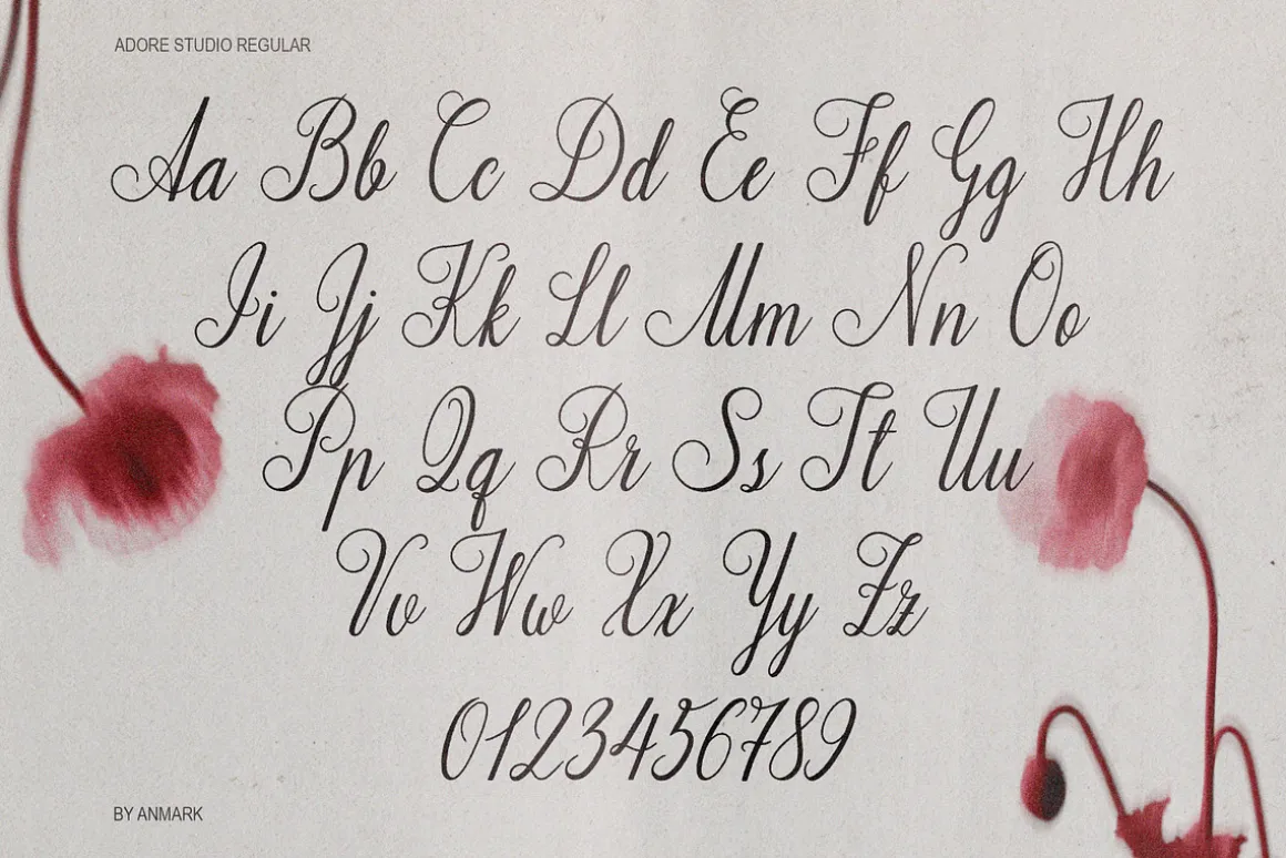 Adore Studio Romantic Font Duo