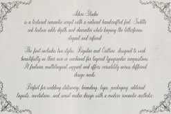 Adore Studio Romantic Font Duo