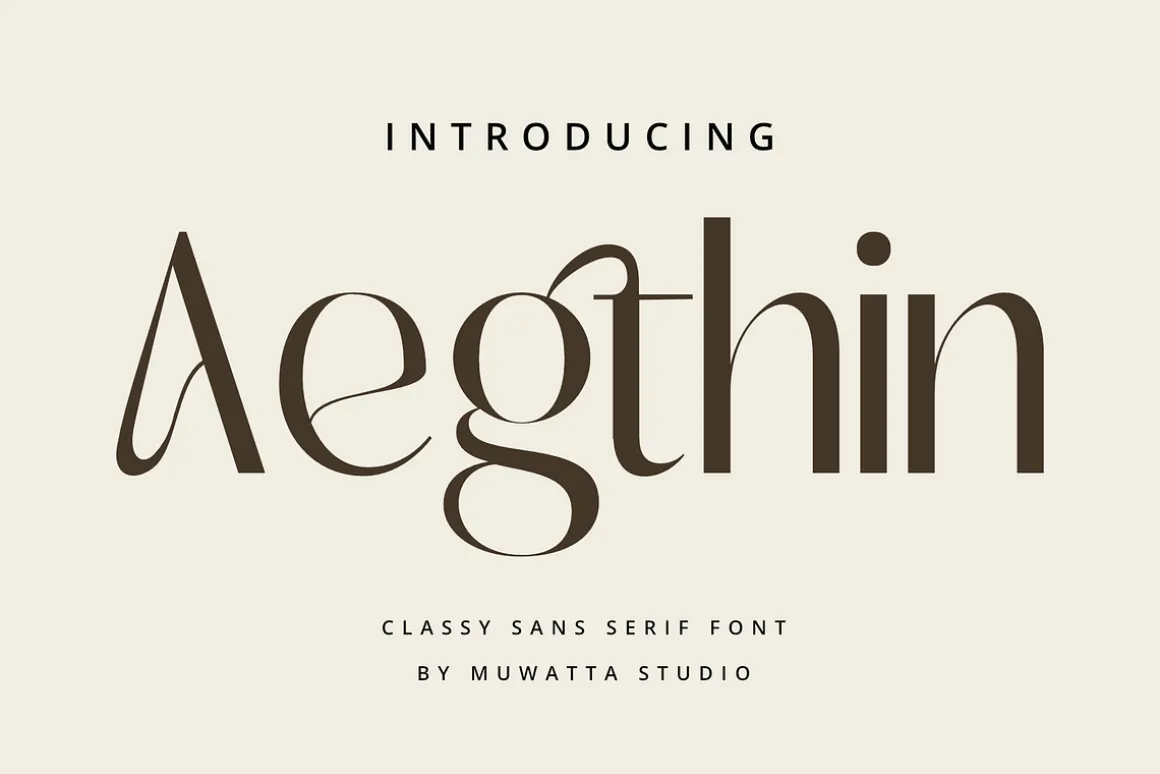 Aegthin Font