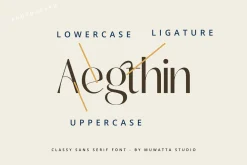Aegthin Font
