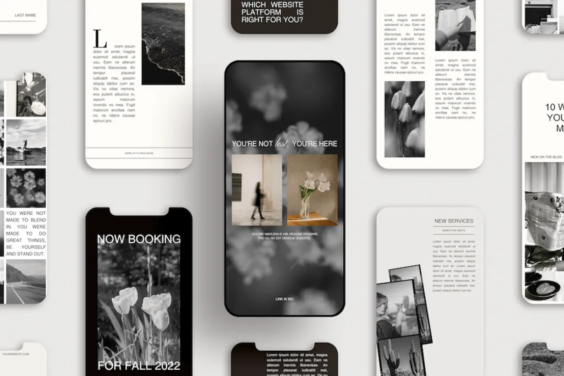 Aesthetic Social Media Templates