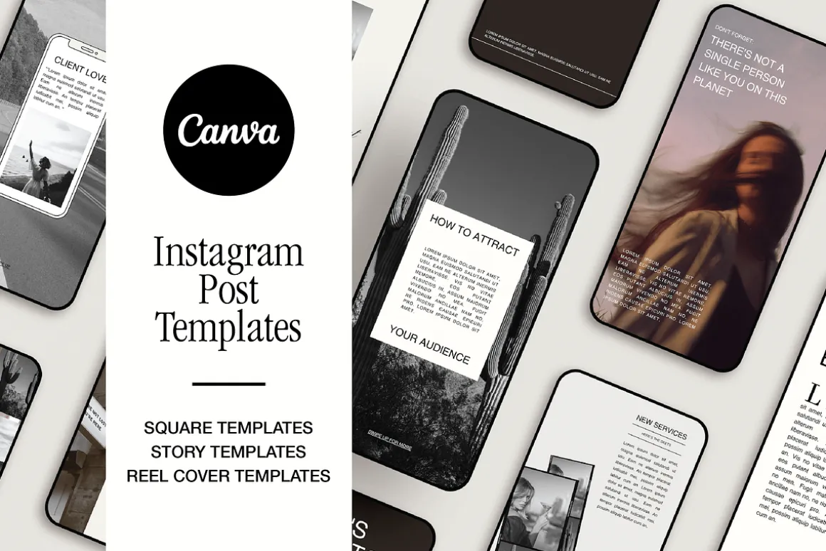Aesthetic Social Media Templates