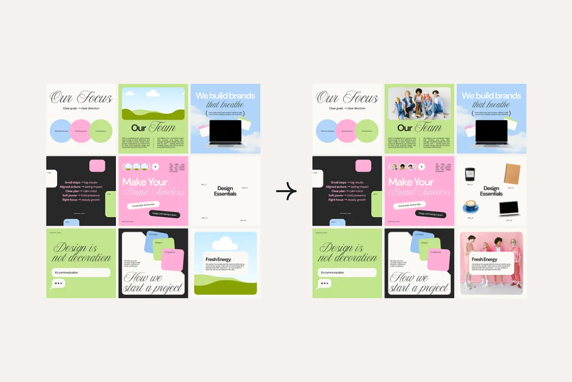 Aesthetic Agency Canva Templates