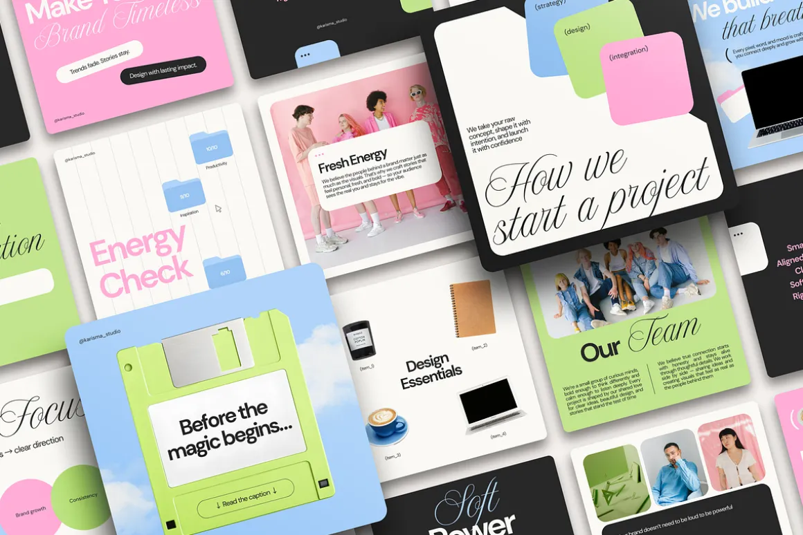 Aesthetic Agency Canva Templates