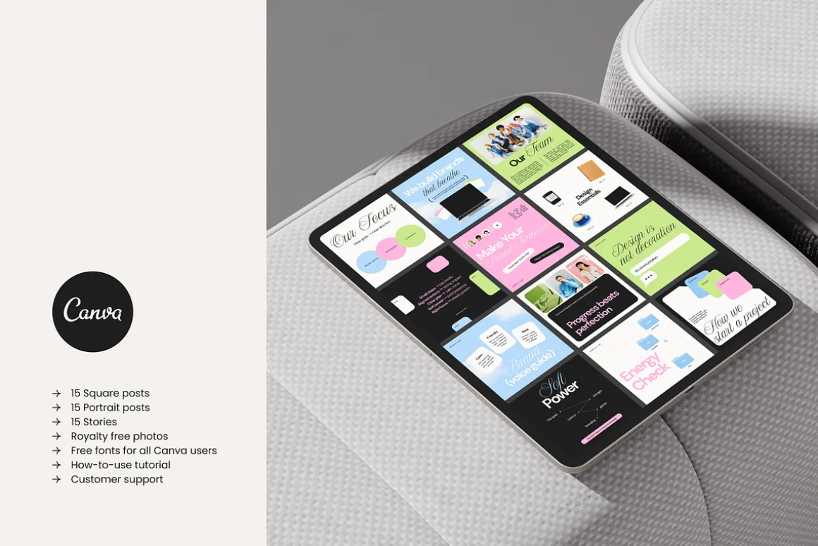 Aesthetic Agency Canva Templates