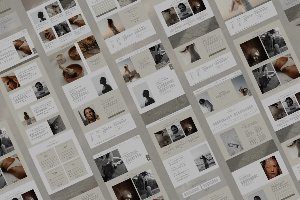 Aesthetic Cahaja Elementor Template