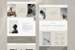 Aesthetic Cahaja Elementor Template