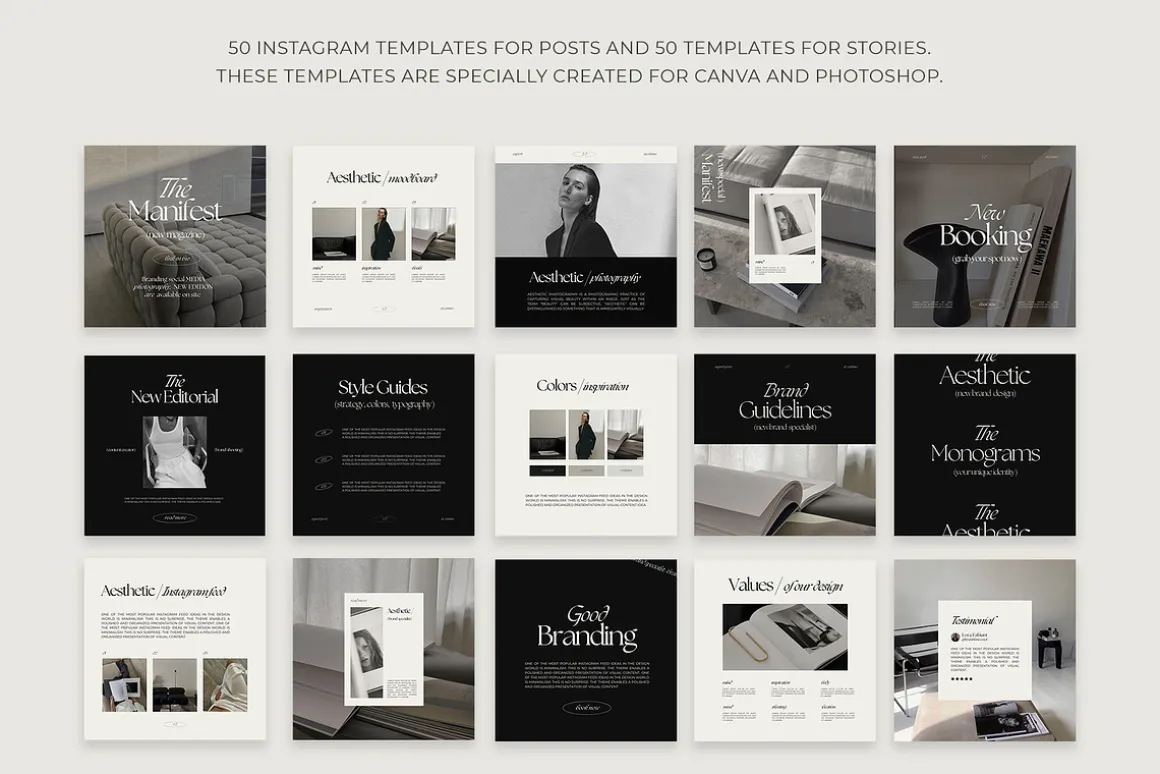 Aesthetic Instagram Templates V