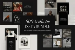 600 Aesthetic Instagram Templates