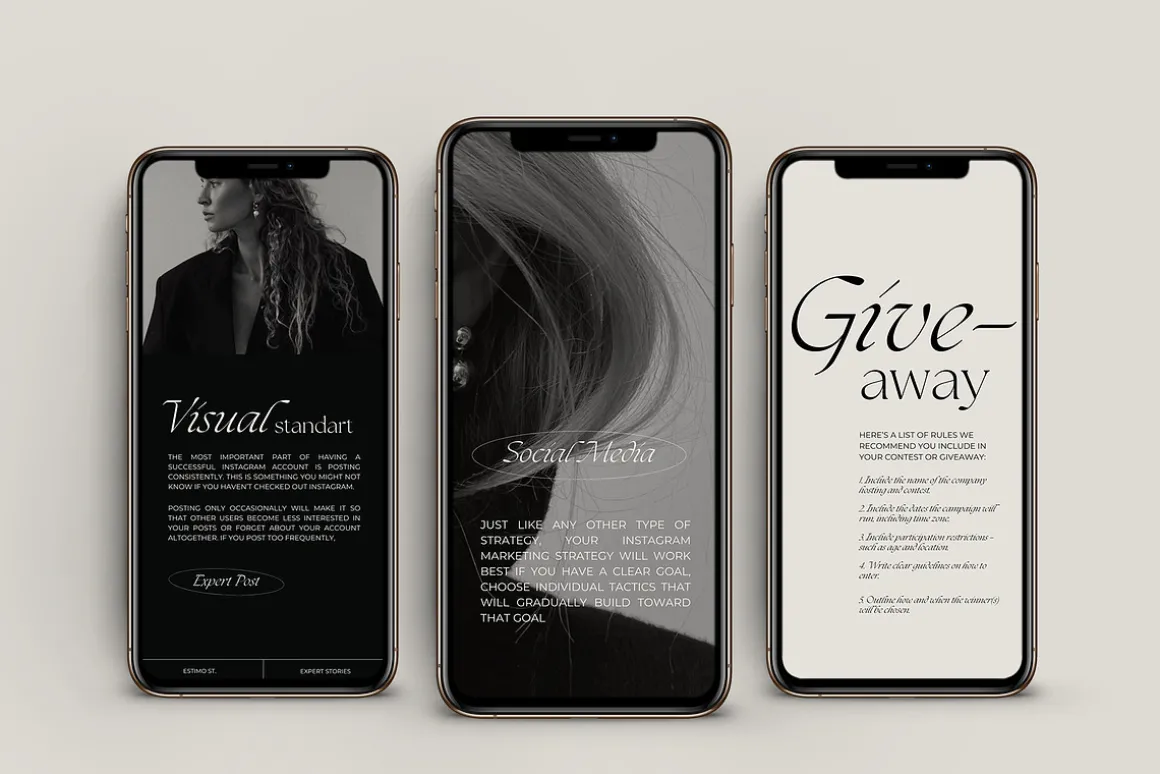 600 Aesthetic Instagram Templates