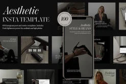 600 Aesthetic Instagram Templates