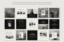 600 Aesthetic Instagram Templates
