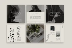 600 Aesthetic Instagram Templates