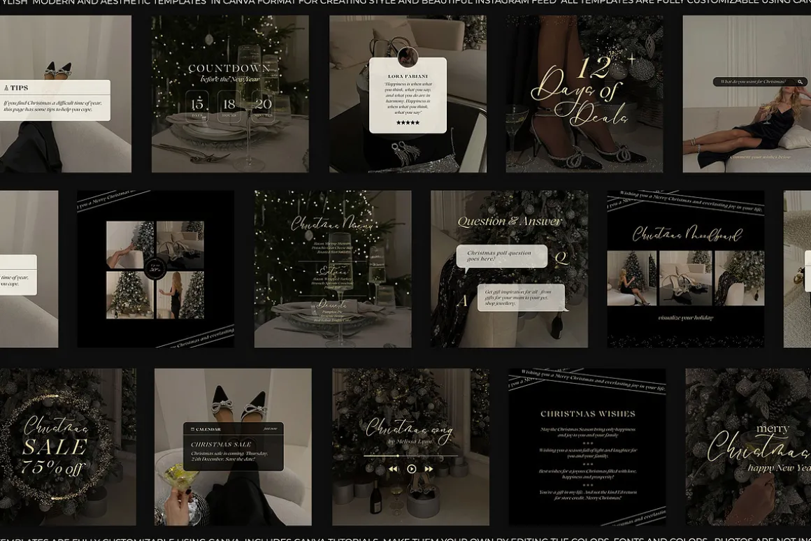 600 Aesthetic Instagram Templates