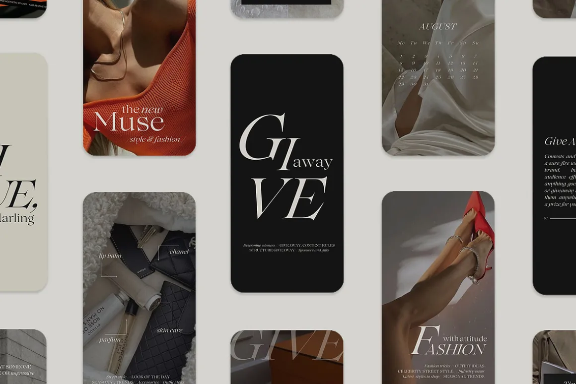 600 Aesthetic Instagram Templates