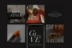 600 Aesthetic Instagram Templates