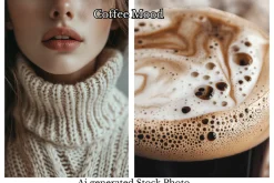 Aesthetic Light Brown Stock Photo