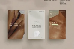 Aesthetic Skincare Canva Story Pack