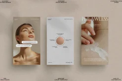 Aesthetic Skincare Canva Story Pack