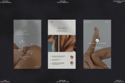 Aesthetic Skincare Canva Story Pack
