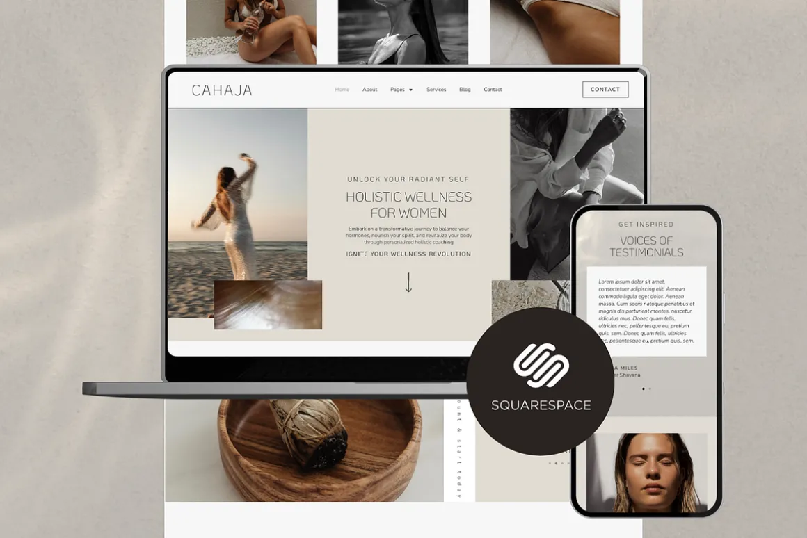 Aesthetic Squarespace Template