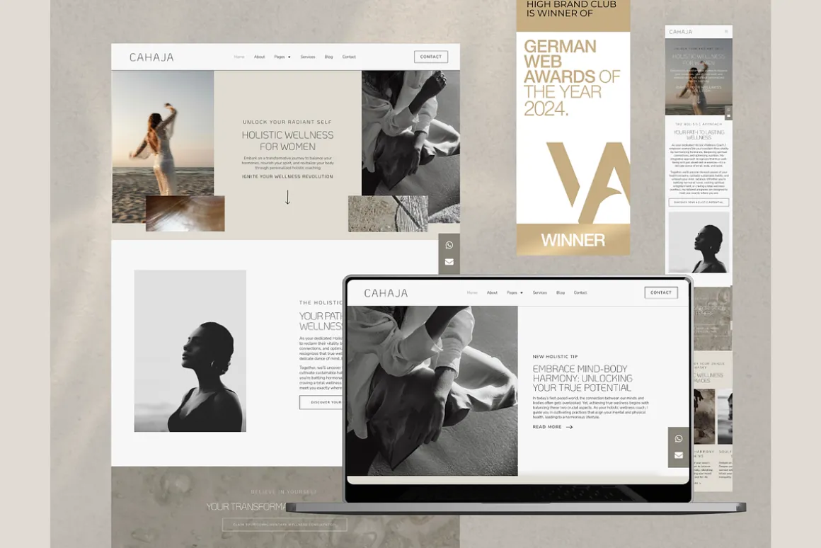 Aesthetic Squarespace Template