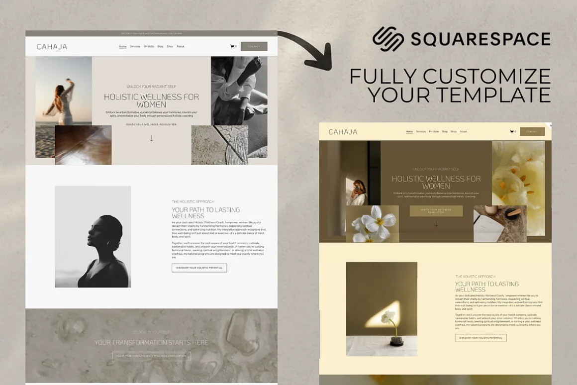 Aesthetic Squarespace Template