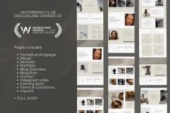 Aesthetic Squarespace Template