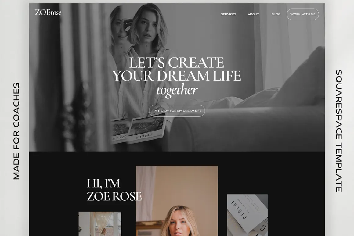 Aesthetic Squarespace Template