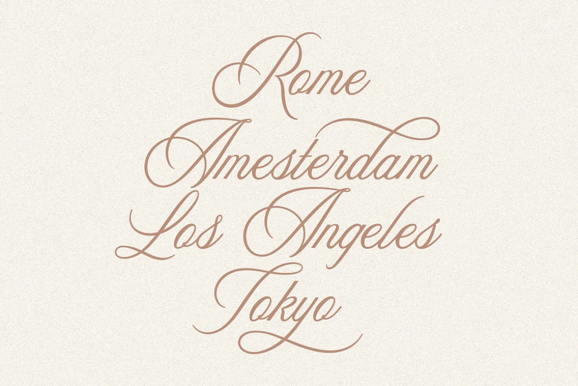 Aesthetics Romantic Script