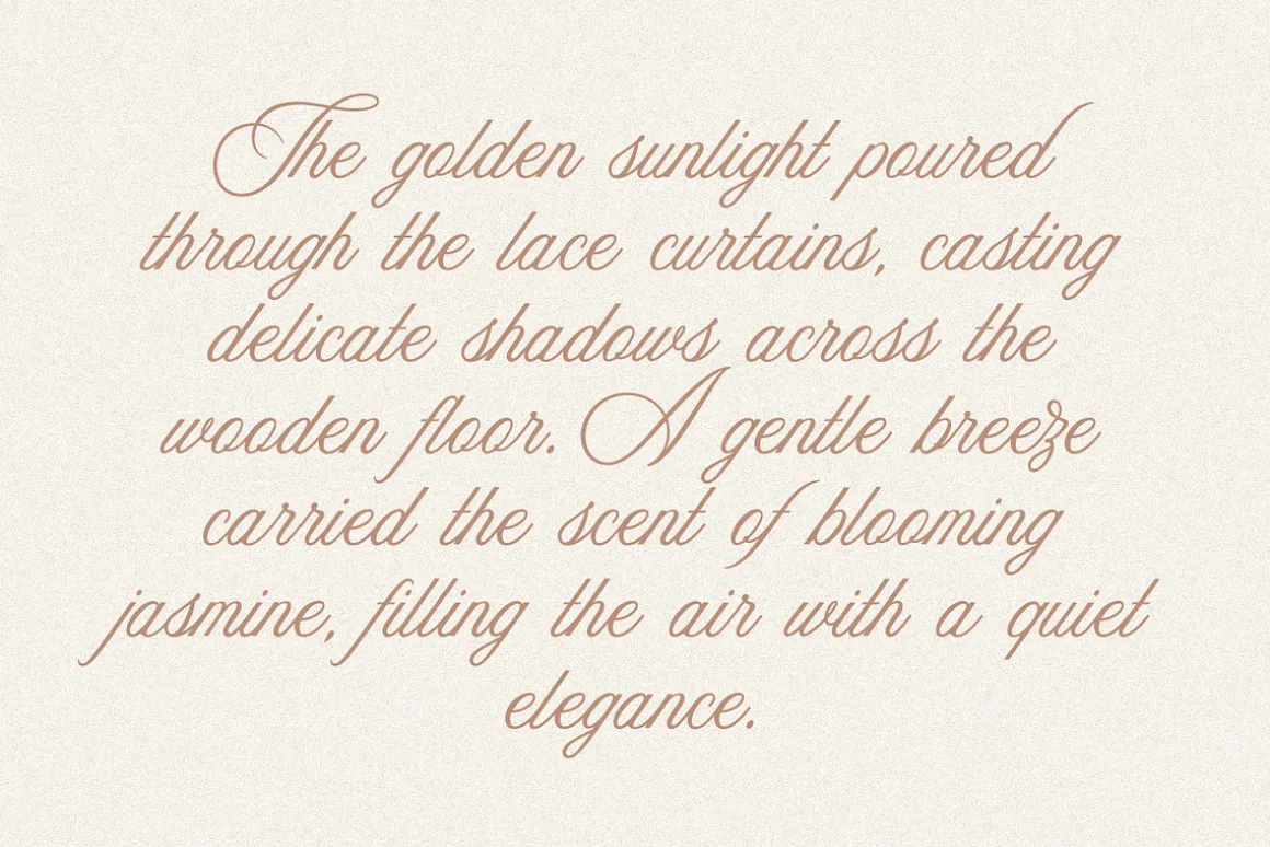 Aesthetics Romantic Script