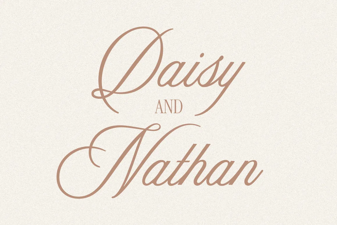 Aesthetics Romantic Script