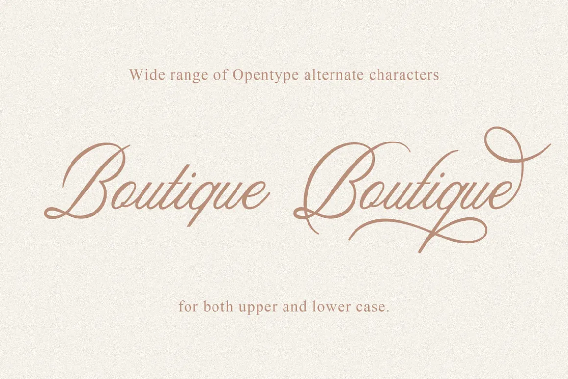 Aesthetics Romantic Script