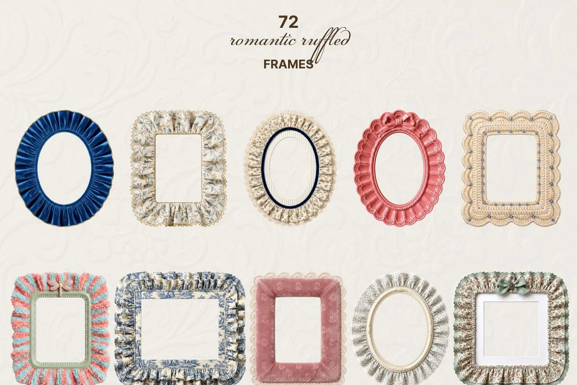 170 Aesthetic Vintage & Wavy Frames