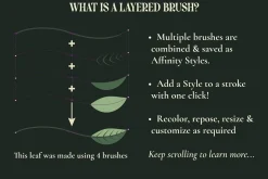 Affinity Flower & Foliage Brushes
