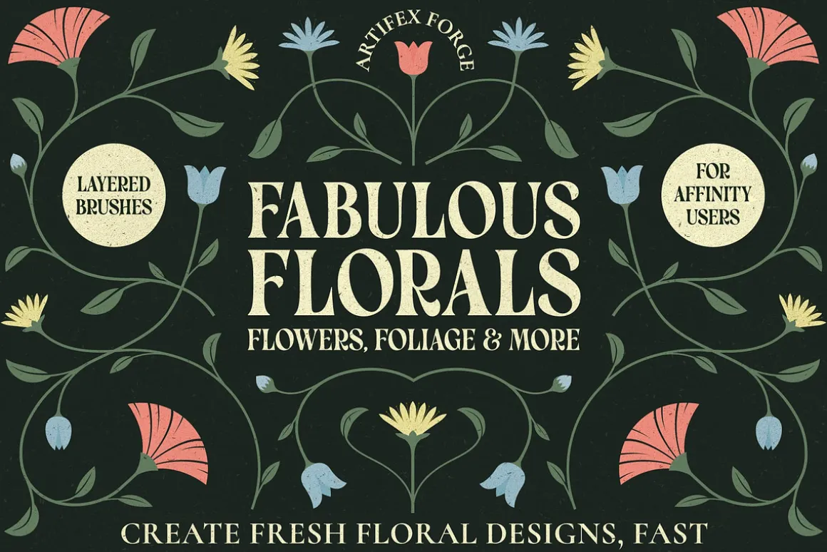 Affinity Flower & Foliage Brushes