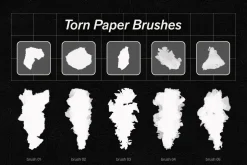 Affinity Paper Torn Paper Brushes