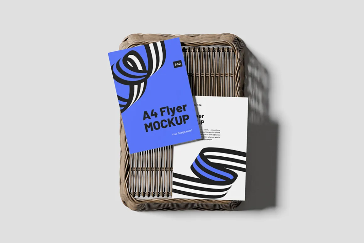 A4 Flyer Mockup