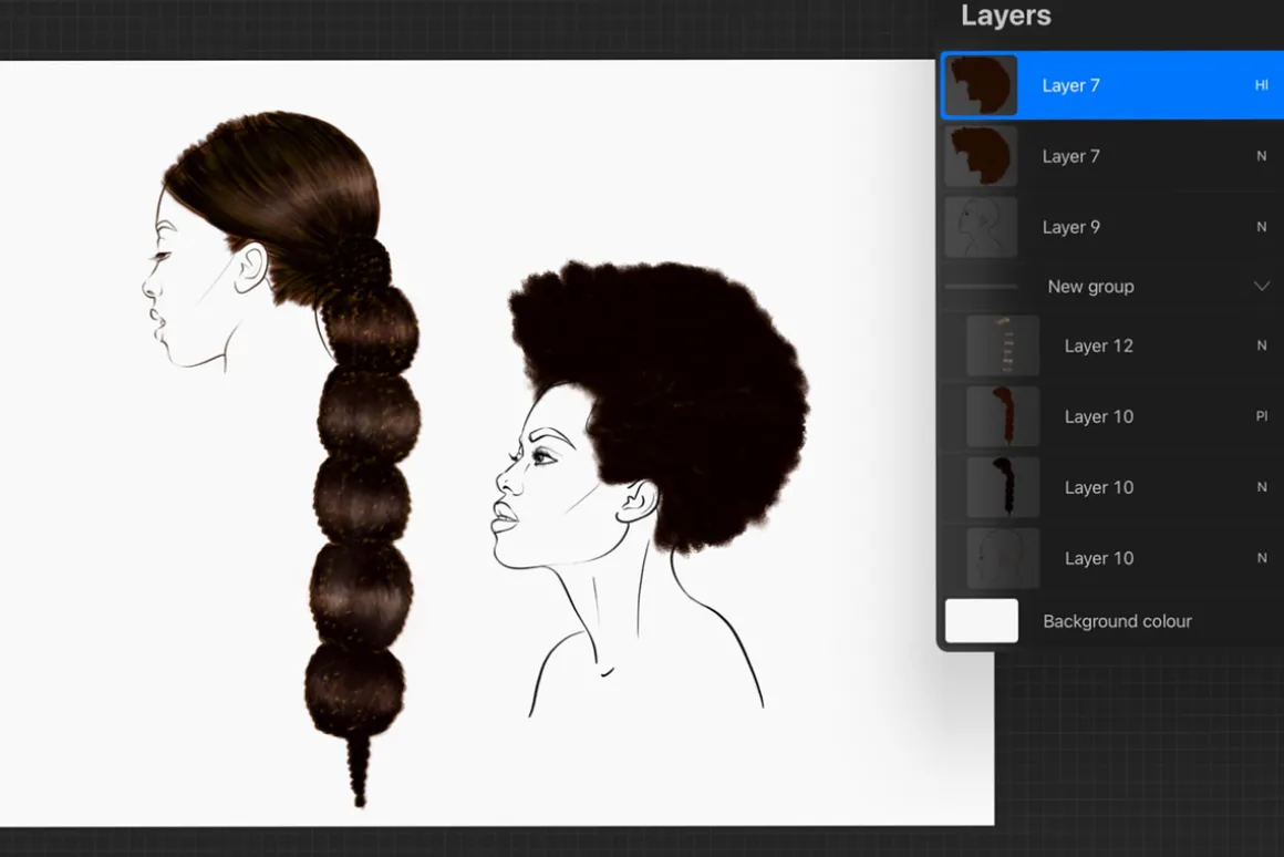 African American Hair Bundle