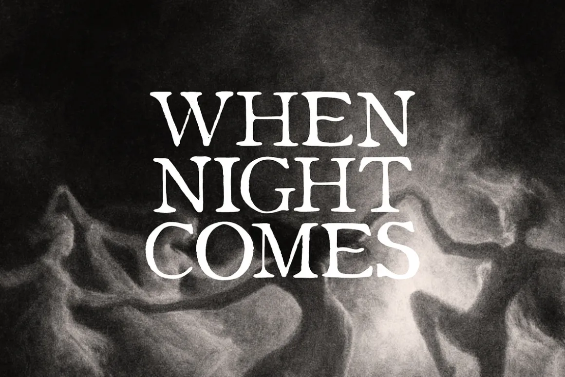 Afterdark vintage font duo