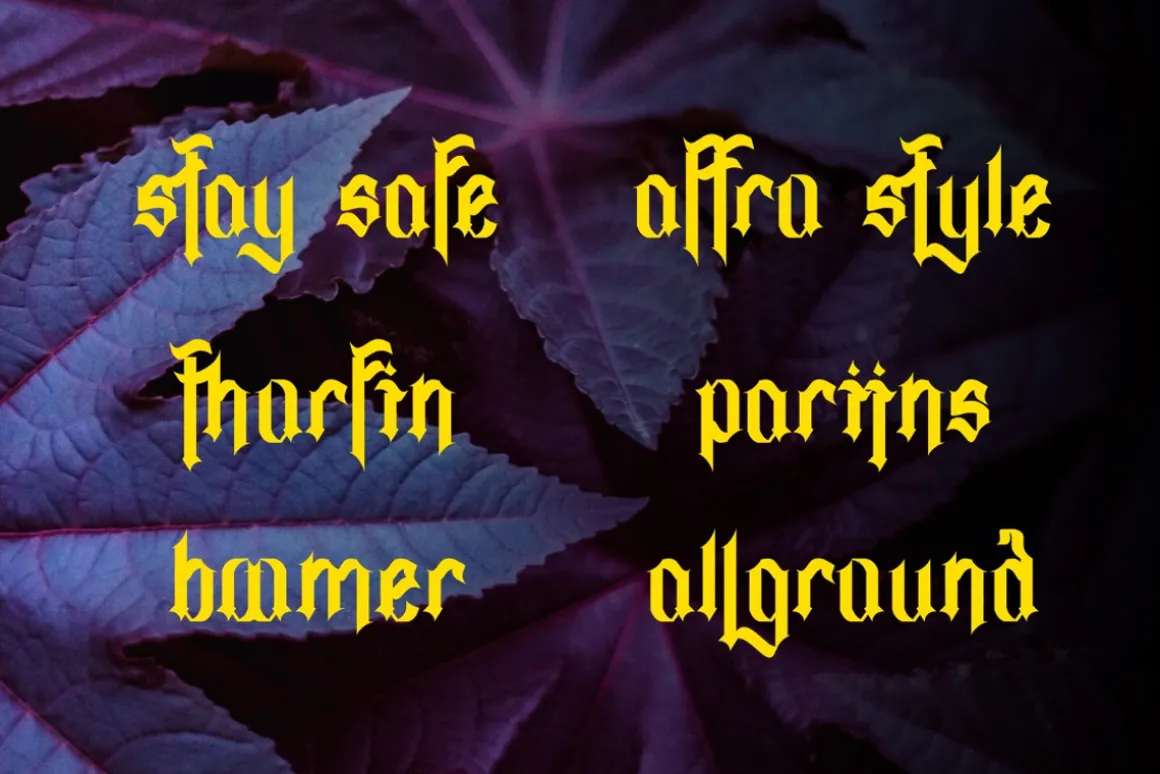 Agathes - Display Blackletter Font